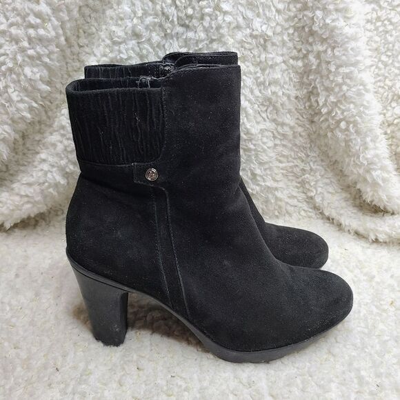 Blondo Loann Suede Waterproof‎ Booties Black sz 8.5 - Picture 1 of 8